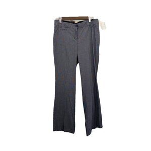 Express Editor Flare Leg Low Rise Dress Pants Striped Y2K Size 8R